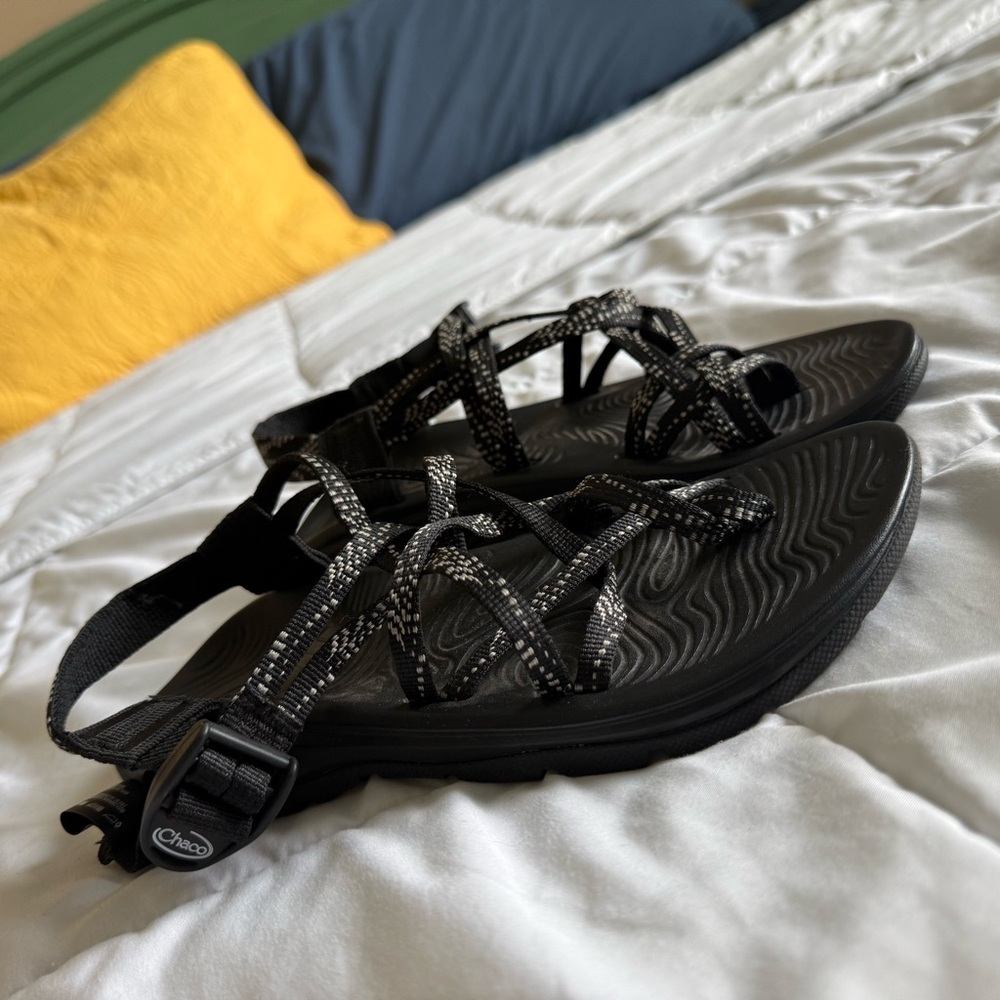 Chaco Women's Black Strappy Sandals